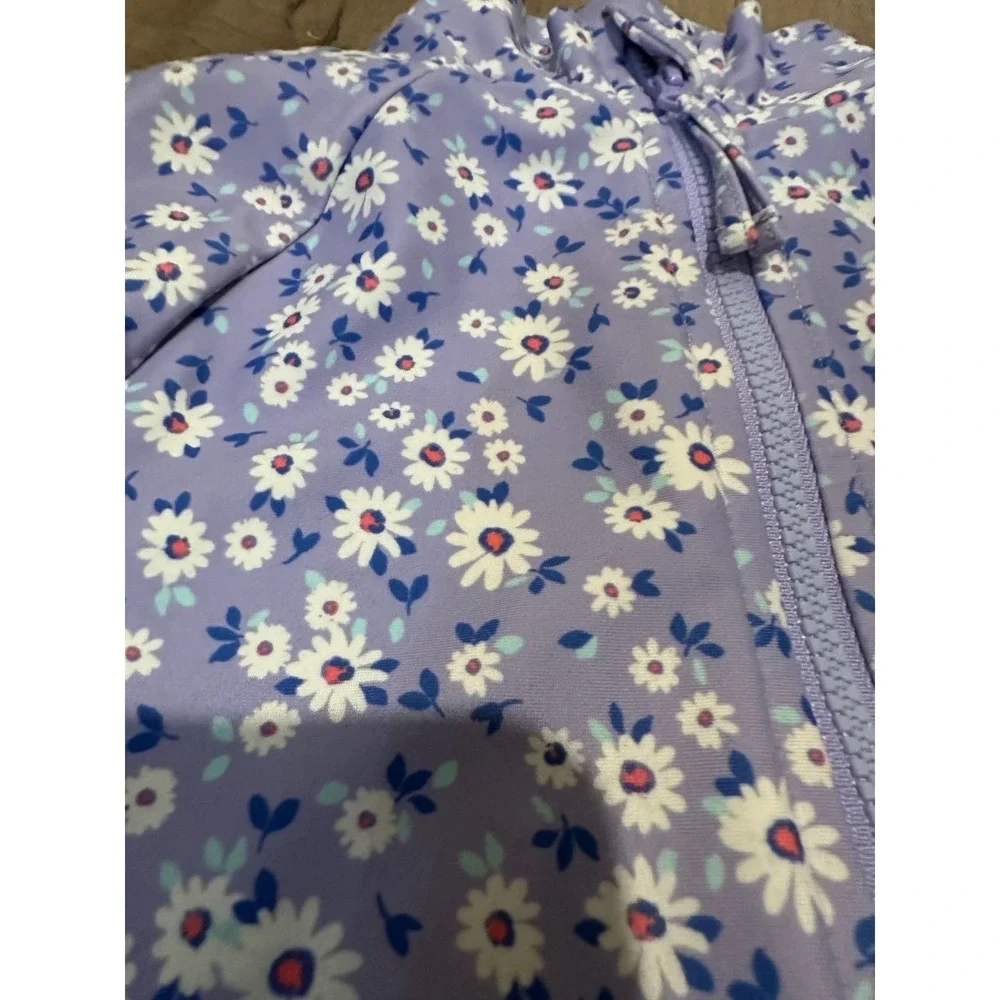Gap Kids Rash Guard Swim‎ One-Piece Warm Violet XS